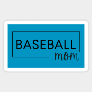 Baseball Mom Plain Box Sticker